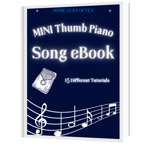 8 Key Mini Thumb Piano Music eBook